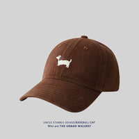 Dachshund Embroidered Baseball Cap For Women Versatile And Easy To Style