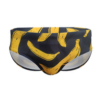 Men's Banana Fashion Printing Swim Briefs