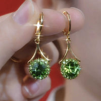 European And American Style Earrings Personalized Minority Rhinestone Earrings