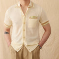 Refreshing Vacation Casual Pure Cotton Hollow Short Sleeve