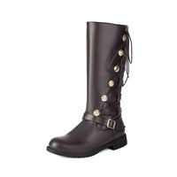Men's High-top Leather Boots