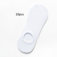 Socks Men And Women Solid Color Boat Socks Spring Invisible Socks Socks Socks Net Red Men'S Socks