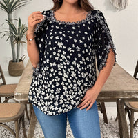 Lace Stitching Elegant Ladies' Shirt