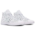 Printed Couple High-top Canvas Shoes