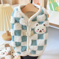 Dog Clothes Hand Holding Rope Fleece-lined Warm