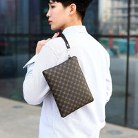 Men's Clutch Clutch Envelope Package Casual Gingham Check