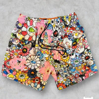 Summer Men's Beach Pants Printed Sports Casual Shorts