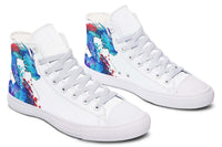 Printed Couple High Top Canvas Shoes