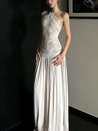 High-end Gown For Sophisticated Ladies Fitted Waistline
