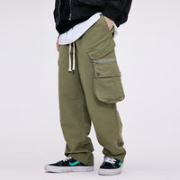 American Pocket Work Clothes Outdoor Sports Casual Pants