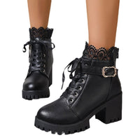 Fall Winter Fashion Korean Style Plus Size Short Boots Women