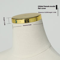 Model Head Cover Replacement Top Accessories Boys And Girls Electroplating Head Cover Gold Silver More Modeling