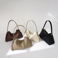 Niche Classic Simple Advanced Top Layer Cattlehide Leather Fashion Handbag