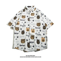 Fashionable Hawaiian Ice Silk Inch Shirt Man