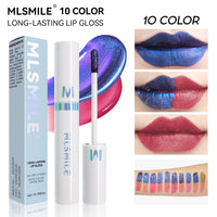 10-Color Tear-Off Lip Gloss Peel-Off Lip Glaze