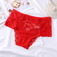 Women's Panties Lace Cross Strap Briefs