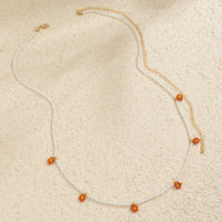Holiday Style Single Layer Daisy Woven Waist Chain