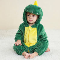 Cartoon One-piece Pajama Children's Autumn And Winter Animal Homewear