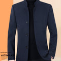 Stand Collar Wool Woolen Jacket Casual Coat
