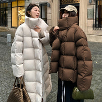 Fashionable Loose Short Design Thickened Warm Coat For Petite