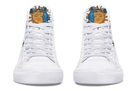 High Top Canvas Shoes For Printing Lovers