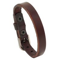 Simple Retro Multi-color Adjustable Cattle Leather Bracelet