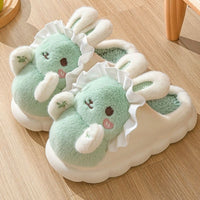 New Cute Hug Rabbit Girl Cartoon Cotton Slippers