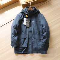 Winter Men's Mid-length Leisure Warm Down Jacket