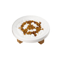 Ceramic Pet Feeder, Slow Feed Cat Bowls For Healthy Eating For Cats And Small Dogs
