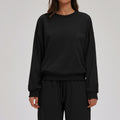 Casual Outdoor Running Hoodie With A Comfortable Crew Neck