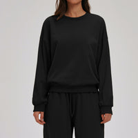Casual Outdoor Running Hoodie With A Comfortable Crew Neck