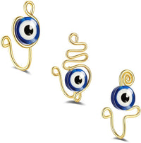 Stainless Steel Devil's Eye False Nose Ring