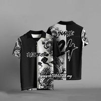 3D Digital Printing Loose Casual Short Sleeve T-shirt Top