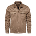 Fashion Slimming Men's Polo Collar Jacket Casual Jacket