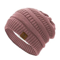 Hot Selling Five-pointed Star Woolen Knitted Hat Women Outdoor Warm Hood