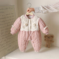 Baby Girl Autumn And Winter New Cute Princess Thin Cotton Romper Girl Romper Outwear