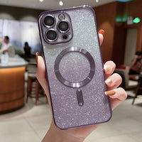 Gradient Magnetic Suction Phone Case 12 Lens Film