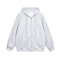 Printed Bowknot Small Floral Sweater