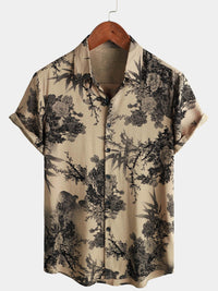 Creative Elements 3D Digital Printing Stylish Loose Shirt