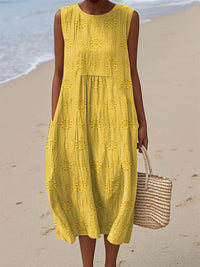 Sleeveless Casual Printed Elegant Dress