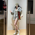 Women's Sweater Fleece Zipper Cardigan Hooded Coat