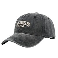 Retro Personalized Washed Distressed Letters Embroidered Peaked Cap