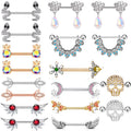 European And American Fashion Explosion Bees Angel Wings Nipple Ring