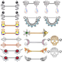European And American Fashion Explosion Bees Angel Wings Nipple Ring