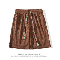 Men's Summer American Retro Casual Loose Shorts
