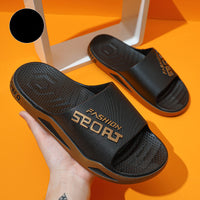 Fashion Home Indoor Bathroom Non-slip Wear-resistant Soft Bottom Couple Sandals And Slippers