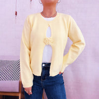 Women's Round Neck Long Sleeve Fake Two-piece Sweater