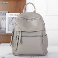 Women's Backpack Large Capacity New Fashionable And Easy-to-match Soft Leather