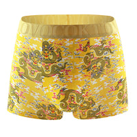 Men's Golden Dragon Print Pants