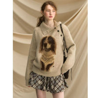 Retro Loose And Lazy Style French Ins Sweet Cool Sweater